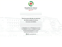 Tablet Screenshot of hospitaldoacucar.com.br